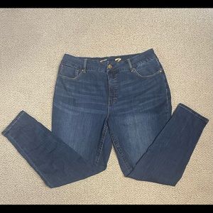 Seven7 Jeans 16W.  Tummyless High Rise Skinny.